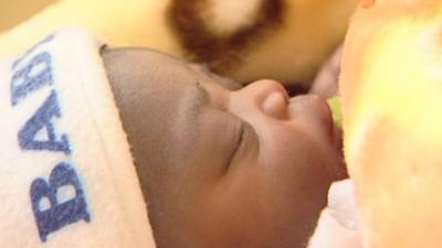 Newborn baby in Zambia