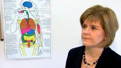 Health Secretary Nicola Sturgeon