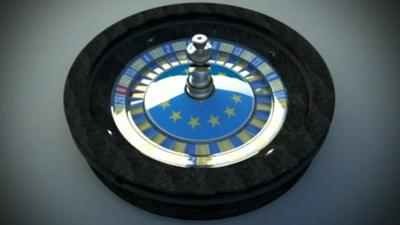 Eurozone roulette graphic