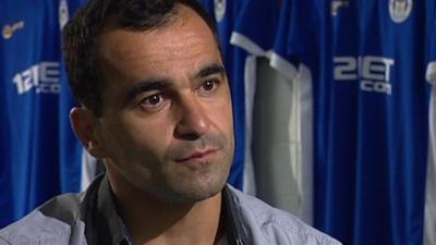 Wigan boss Roberto Martinez