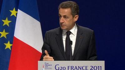 French President Nicolas Sarkozy