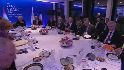 G20 leaders meet in France