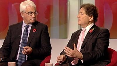 Alastair Darling and Lord Lawson