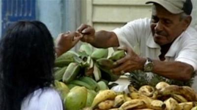 Market stall in Cuba