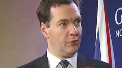 Chancellor George Osborne says the Eurozone members should face up to their responsibilities