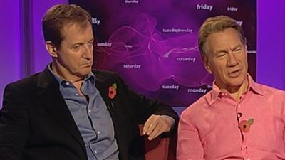 Alastair Campbell and Michael Portillo