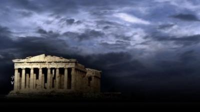 Grey skies over Athens