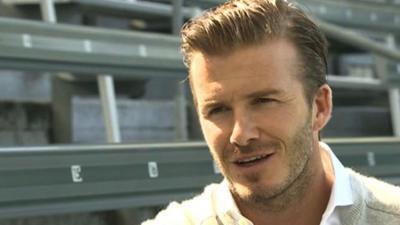 Ex-England captain David Beckham