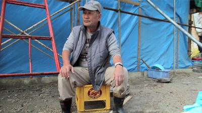 Mr Zenichi Kawasaki, whose home was devastated in the March 2011 tsunami