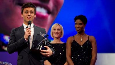 Tom Daley wins the 2010 Young Sports Personality of the Year