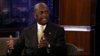 Herman Cain on ABC's Jimmy Kimmel live