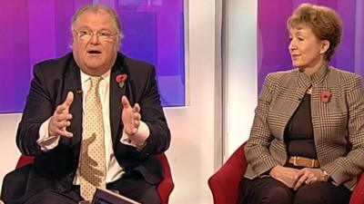 Digby Jones and Andrea Leadsom