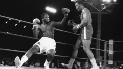 George Foreman says Joe Frazier was an amazing fighter - BBC News