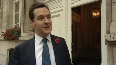 The chancellor, George Osborne