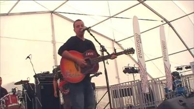 Rhondda perform live at Wyeside