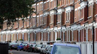 terraced houses