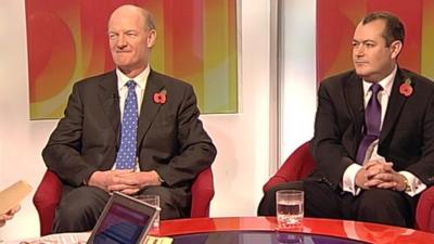 David Willetts and Michael Dugher