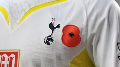 Poppy embroidered on a football shirt