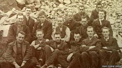 Conscientious objectors at Dyce Camp