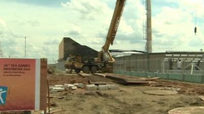 Indonesia's Sea Games struggling to be ready on time