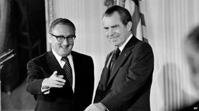 Henry Kissinger and President Nixon