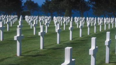 War cemetery in France