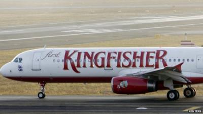 A Kingfisher Airlines Airbus