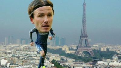 David Beckham on his world tour