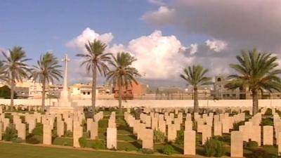 The Commonwealth War Cemetery in Tripoli, Libya