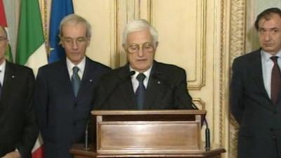 Spokesman at the Italian presidential palace