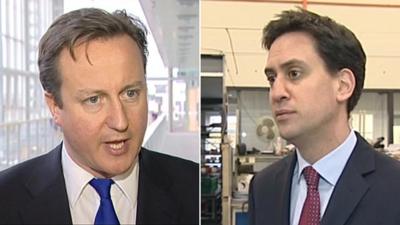 David Cameron and Ed Miliband