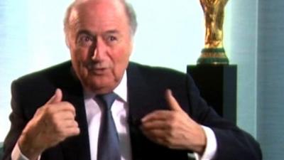 Fifa president Sepp Blatter