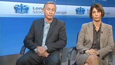 Steve Ridgway, Virgin Atlantic CEO, and Carolyn McCall, Easyjet CEO