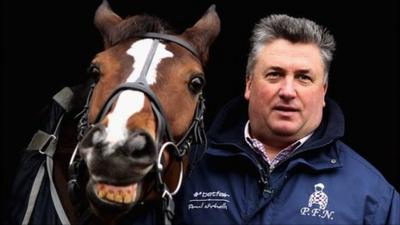 Paul Nicholls with Kauto Star