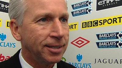 Newcastle boss Alan Pardew