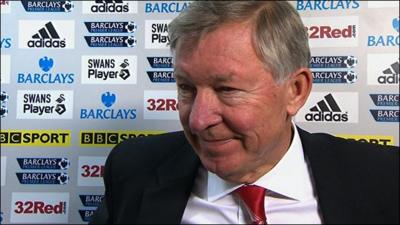 Manchester United boss Sir Alex Ferguson