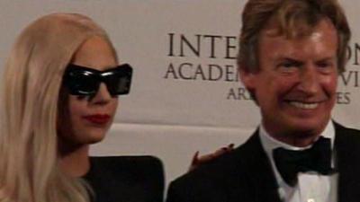 Lady Gaga and Nigel Lythgoe