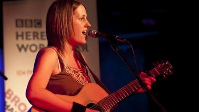 Laura Thompson at the Worcester Music Festival 2010