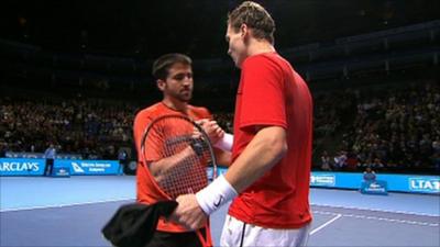 Tipsarevic congratulates Berdych