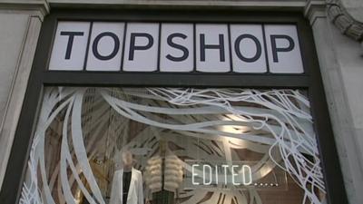 Topshop window