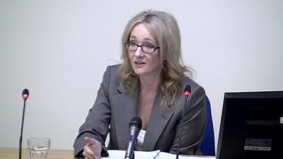 JK Rowling at the Media Ethics Enquiry