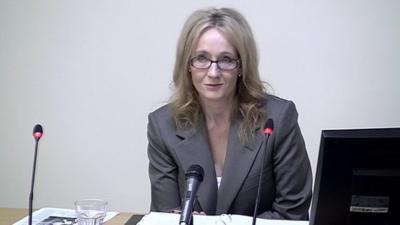 JK Rowling at the Media Ethics Enquiry