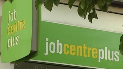 Job centre sign