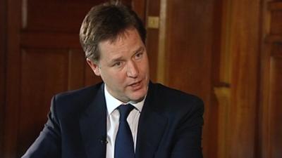 Deputy Prime Minister Nick Clegg