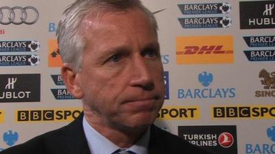 Newcastle manager Alan Pardew