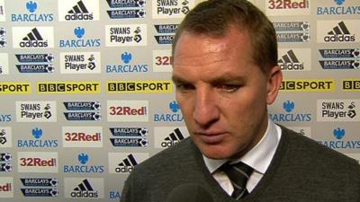 Swansea manager Brendan Rodgers