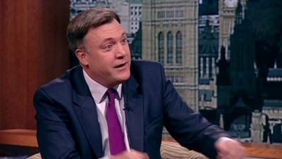 Shadow chancellor Ed Balls