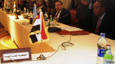 Syria's empty seat at Arab League meeting