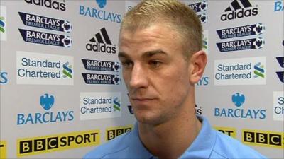 Manchester City goalkeeper Joe Hart