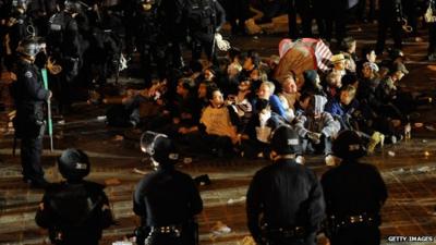 Occupy protesters in LA